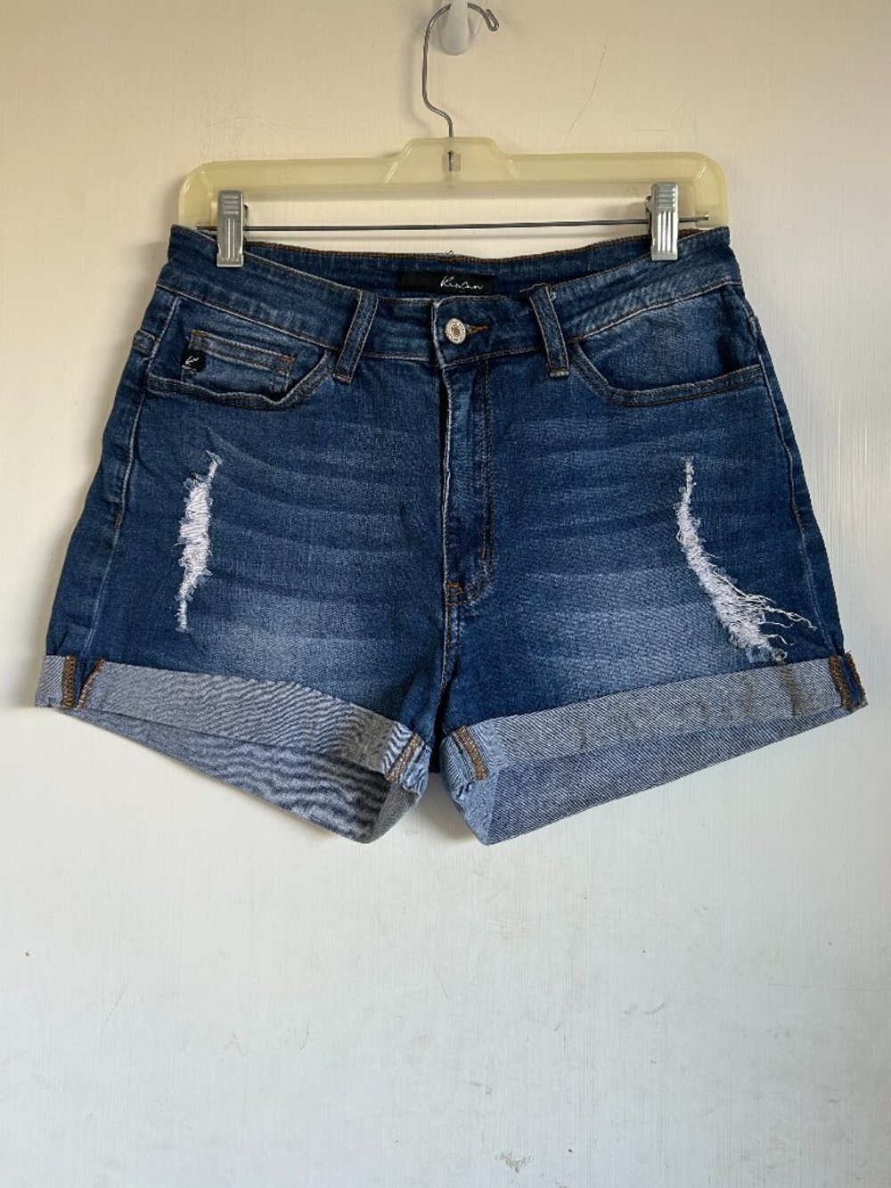 Kancan - Mid Rise Denim Shorts